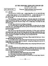 Đề thi chọn học sinh giỏi vòng huyện môn Vật lý Lớp 8 - Năm học 2012-2013 (Có đáp án)